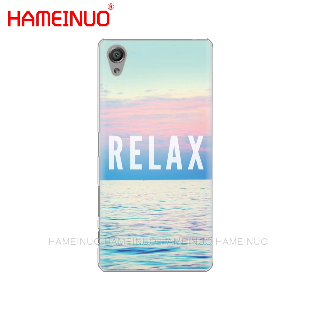 HAMEINUO Летний Пляжный волнистый морской чехол для телефона для sony xperia C6 XA1 XA2 XA ULTRA X XP L1 L2 X XZ1 compact XR/XZ PREMIUM - Цвет: 90175