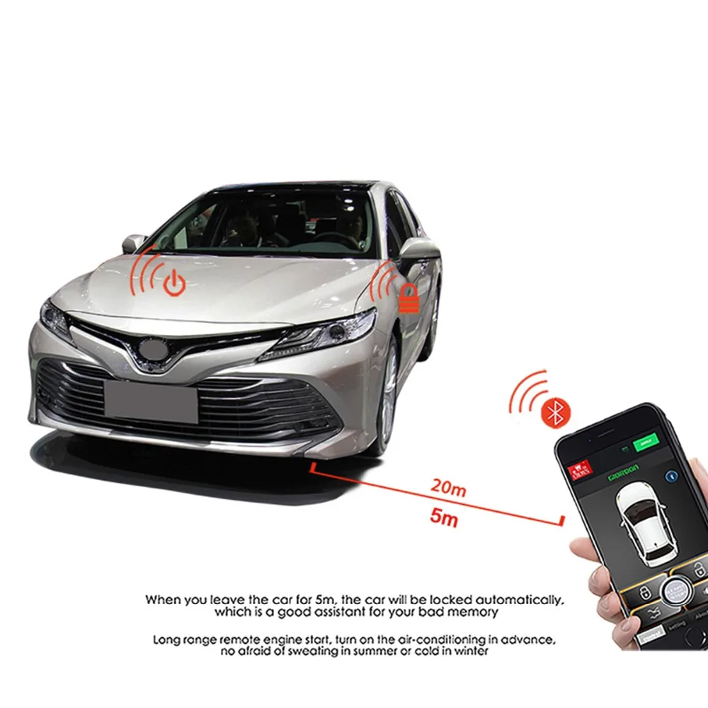 Автомобильные аксессуары Camry 2017 Система бесключевого доступа и комфорта