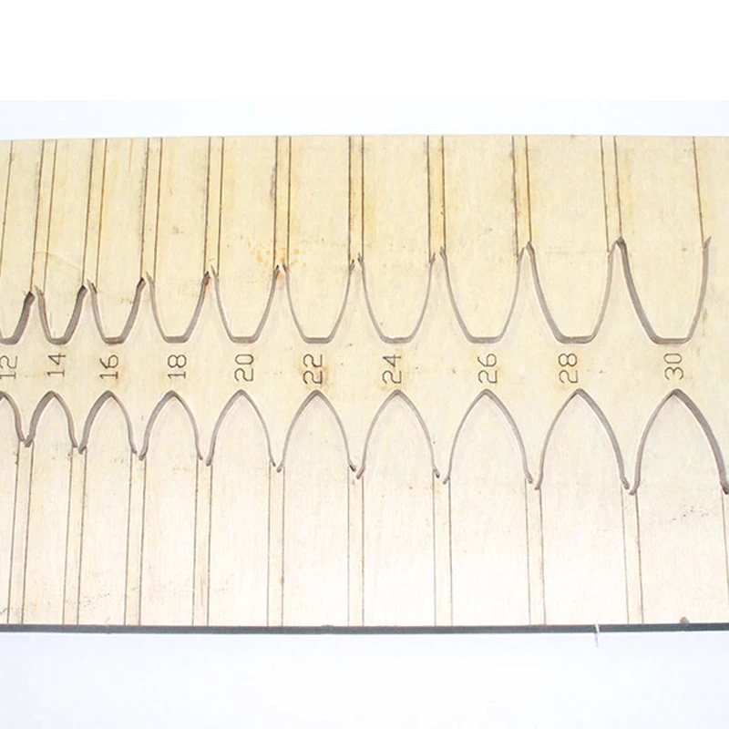 Кожа ремесленный шаблон часы конец формы режущий нож форма ручной перфоратор