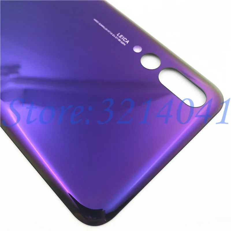 Новинка 6 1 дюйма для Huawei P20 Pro задняя крышка батарейного отсека корпус стеклянная