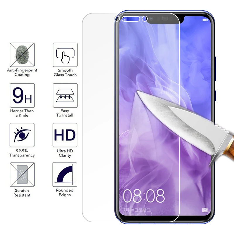 Защитное закаленное стекло для Huawei P20 P30 Mate 20 Lite Honor 8X 9 Nova 3i 10 Pro P10 Plus Y9 2018 защита экрана|Бамперы| |