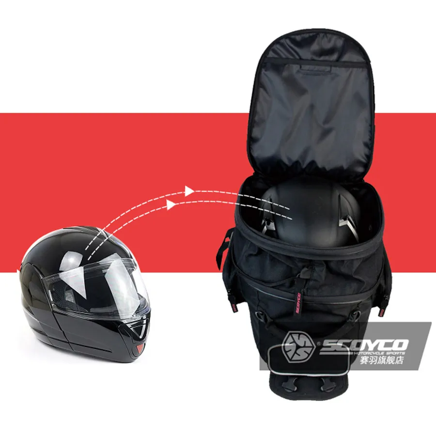 SCOYCO сумка на топливный бак мотоцикла Knight непромокаемая для путешествий с защитой