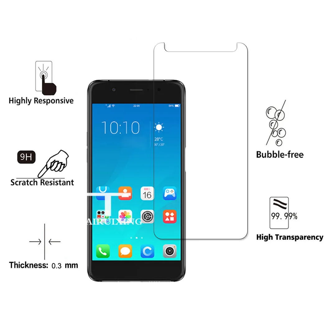 9H закаленное стекло для защиты экрана Hisense A2 Pro Защитная стеклянная пленка