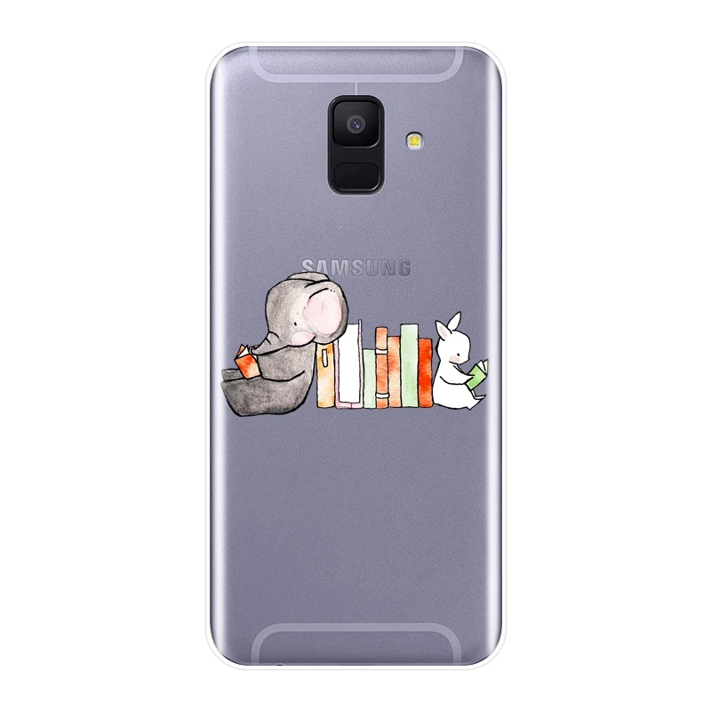 Чехол для Samsung Galaxy A6 A7 A8 2018 A3 A5 2016 2017 Мягкий силиконовый чехол Plus 2018|Бамперы| |