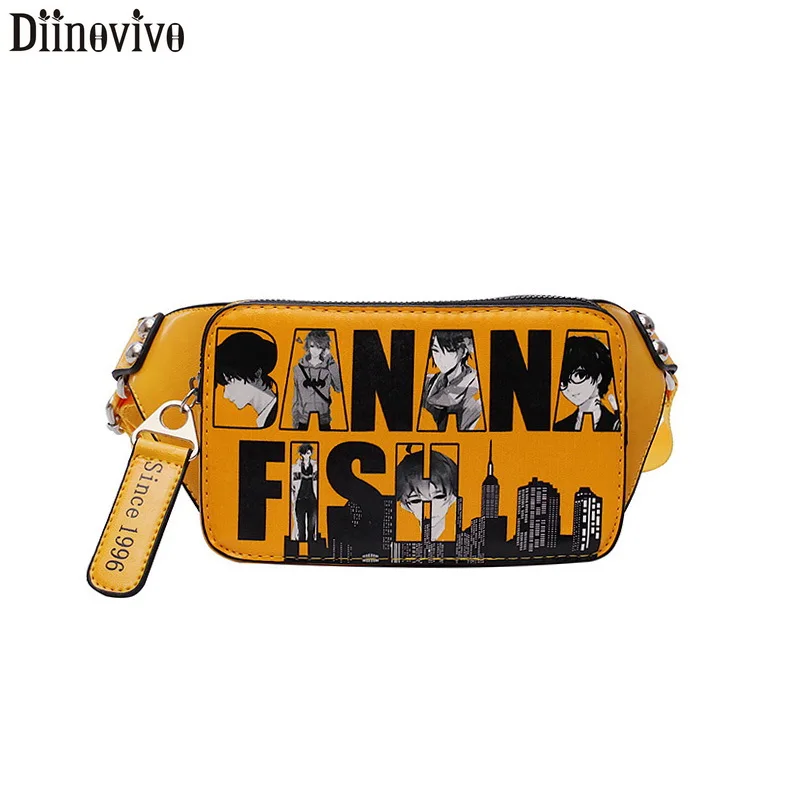 DIINOVIVO Фанни-пакеты с граффити для женщин дизайнерская нагрудная сумка модные кошельки для телефона поясная Сумка женская кожаная поясная сумка WHDV1190