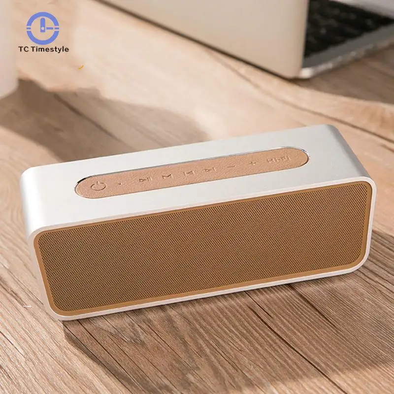 Bluetooth колонка с будильником FM радио стерео 8 часов работы перезаряжаемая батарея