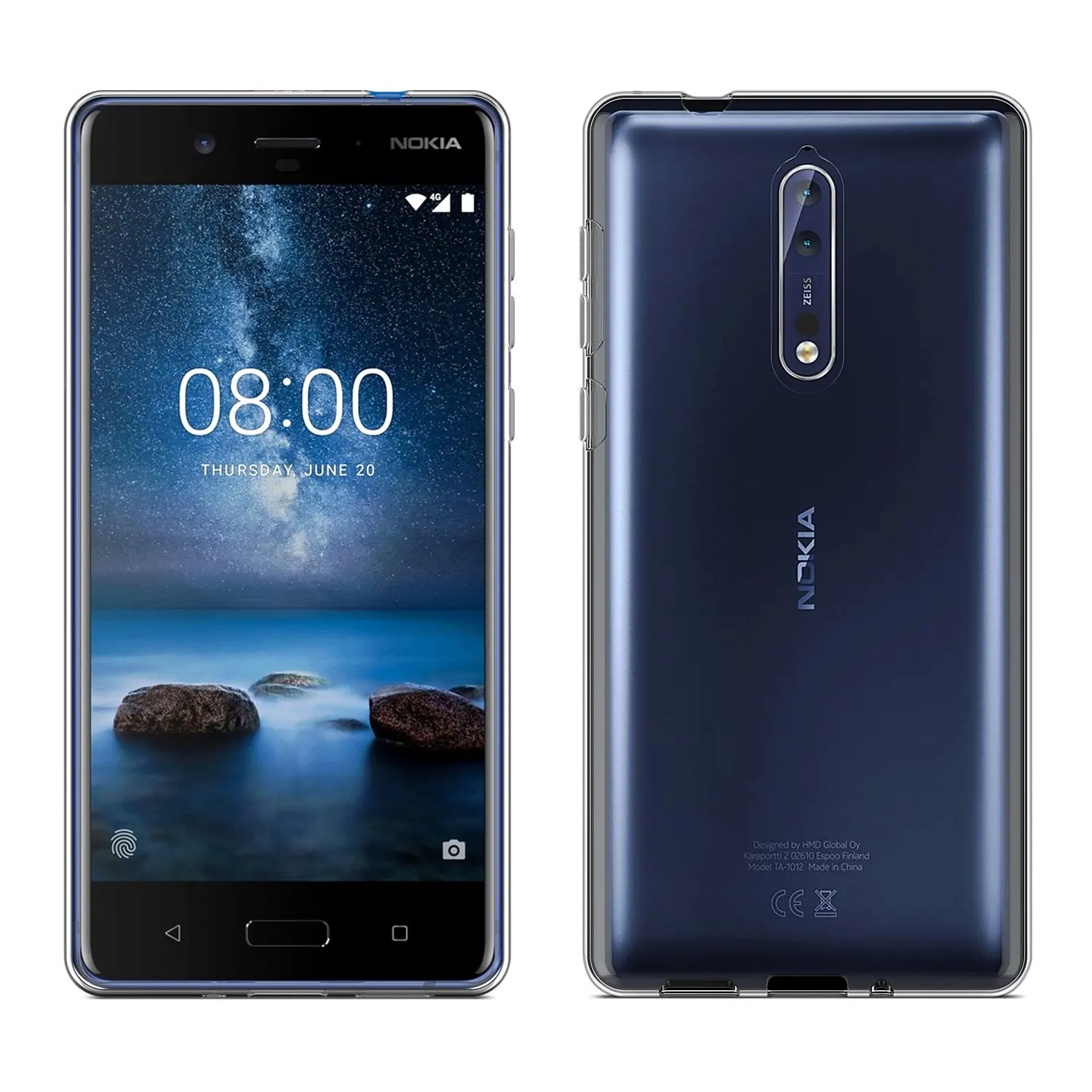 Чехол TELEYAGO для Nokia прозрачный мягкий силиконовый чехол из ТПУ 8/7 Plus/7/6(2018)/6(2017)/5/3/2/1