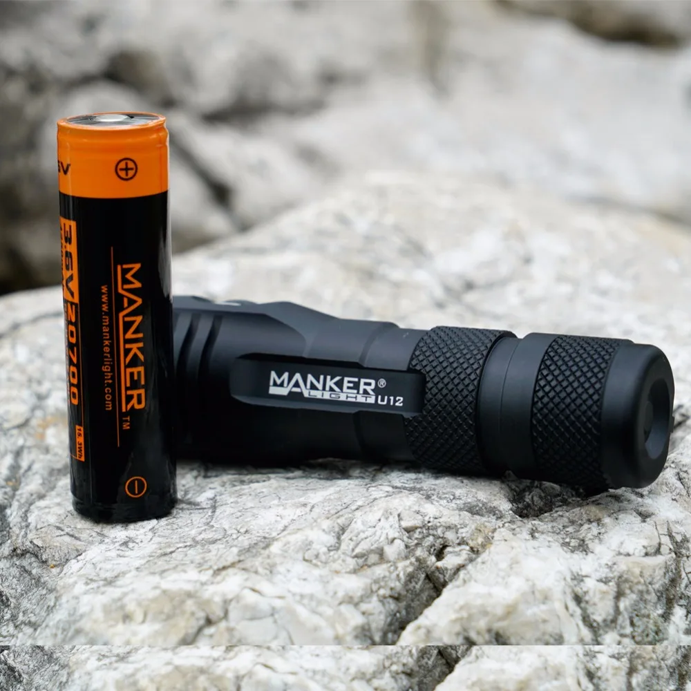 Комплект фонарика: светодиодный фонарик Manker U12 2000 люмен CREE XHP50|led flashlight|2000 lumen cree2000