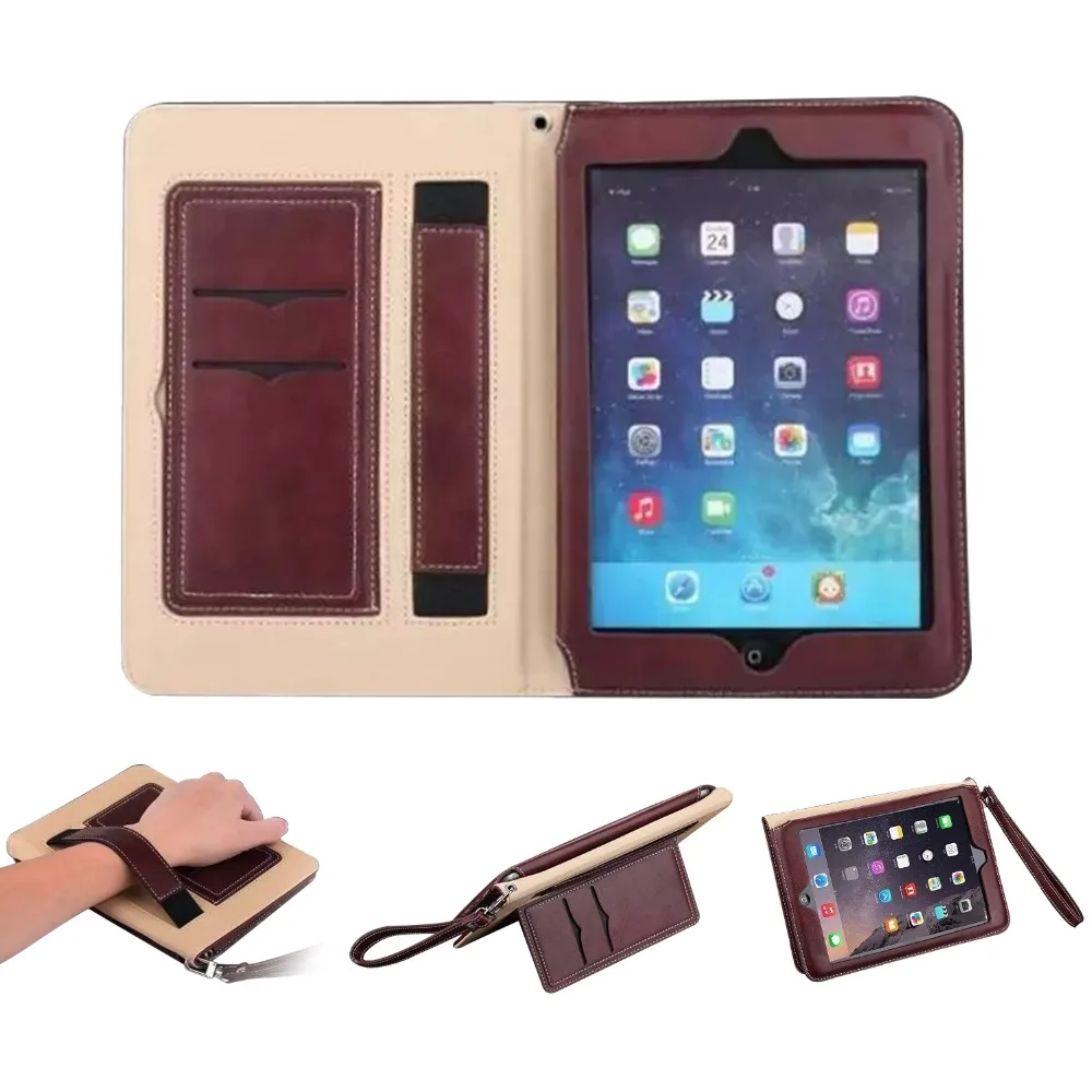 чехол Для iPad 9 7 дюймов 2018 2017 из натуральной кожи для air 2/1 Обложка нескольких