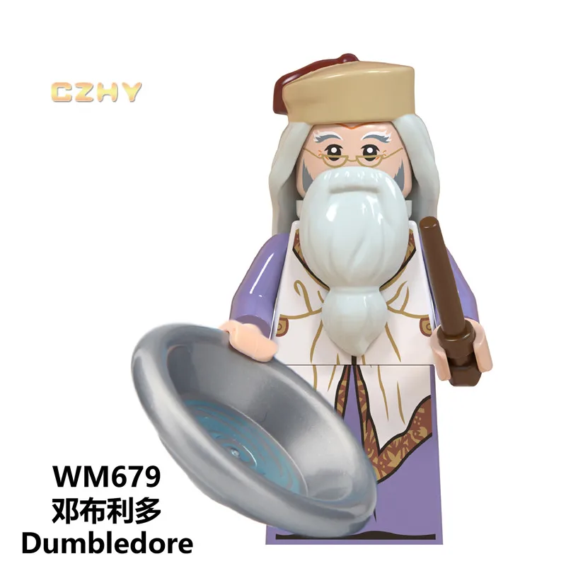 WM679 Серия Harri Potters проф. Строительные блоки Снейп ХОХ Хагрид Добби Moody Quirrell Filch Волдеморт игрушки для детей WM6059 - Цвет: WM679