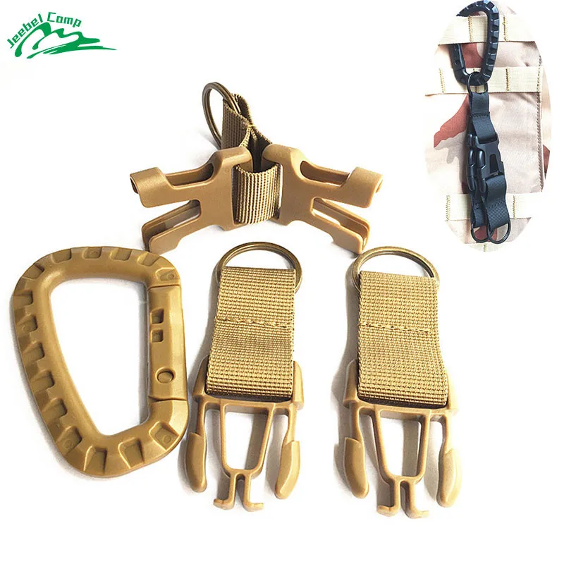 Jeebel рюкзак с карабином Molle нейлоновый держатель брелок крючками застежка