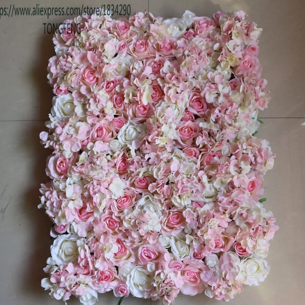 Искусственный цветок TONGFENG Шелковая Роза и Гортензия свадебный фон украшение