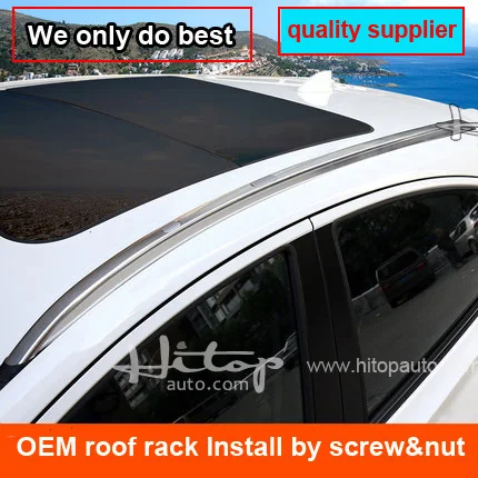 OE model roof rack Подходит для Honda hr-v HR-V X-RV багажник на крышу Продольный брус крыши бар, различный дизайн, установка винтами вместо клея, беспокоиться падения - Название цвета: OE model roof rack