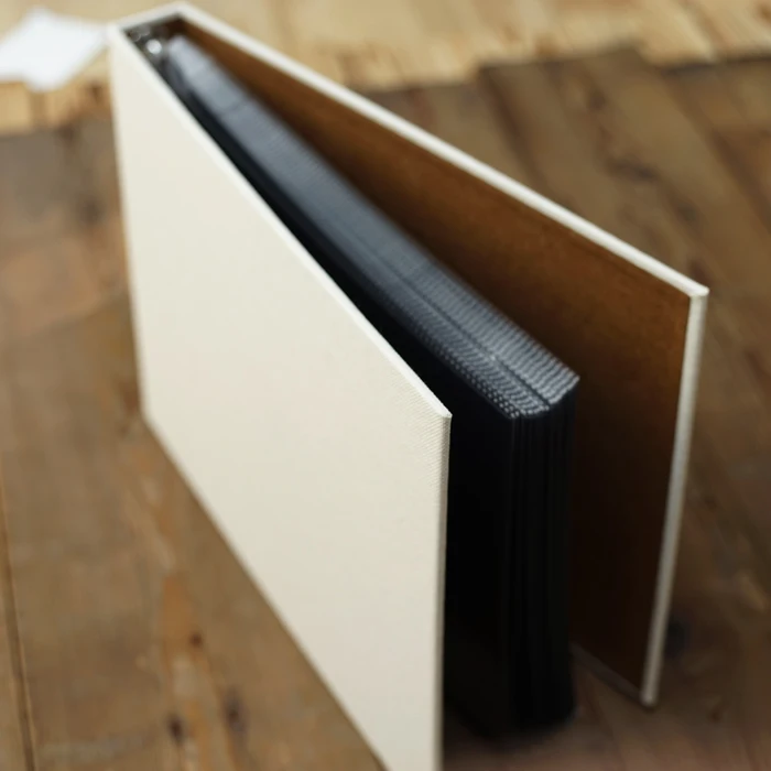 Тканевый чехол из пеньковой ткани DIY альбом ручной работы внутри страницы с