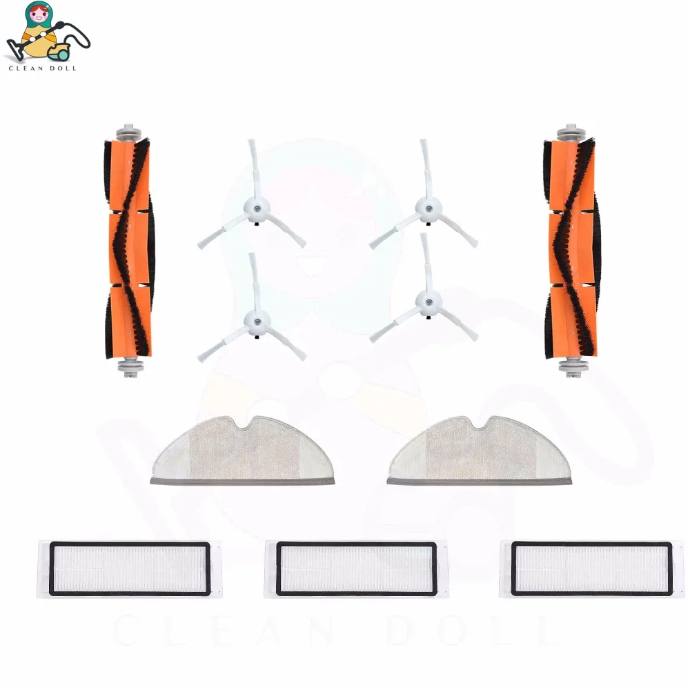 Тряпка для уборки колеса HEPA фильтр щетка для Xiaomi Roborock S50 S6 S60 S65 S55 S5 MAX 1S Xiaowa E25 вакуумные запасные части Аксессуары