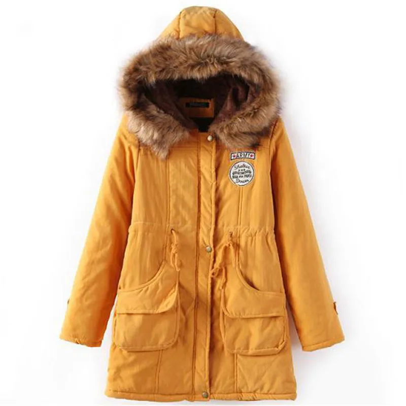 Новые парки женские Для женщин зимнее пальто утолщение хлопок Теплая зимняя