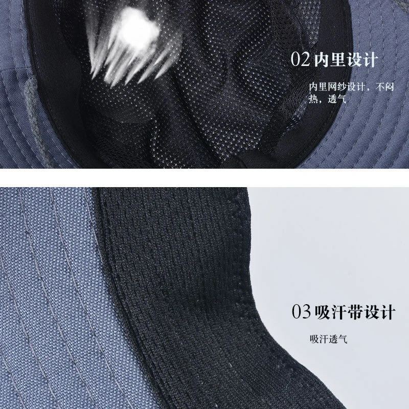 Spring Summer Fisherman's Hat Men's Bucket Outdoor Mountaineering Fishing Male Sun for Men Women Casual Cap | Аксессуары для