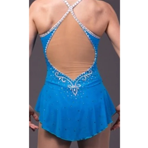 Профессиональное индивидуальное платье для фигурного катания красивое новое