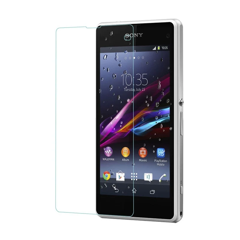 2 шт. hopelf закаленное Стекло для sony Xperia Z1 компактный Экран протектор телефон пленка