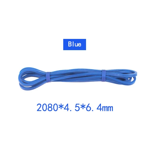 6.4mm Blue Эластичные ленты-кольца Эластичная Лента оборудование резинки для Фитнес обучение канат для перетягивания из резинок, занятий спортом, йогой, упражнения гимнастический эспандер - Цвет: 6.4mm Blue