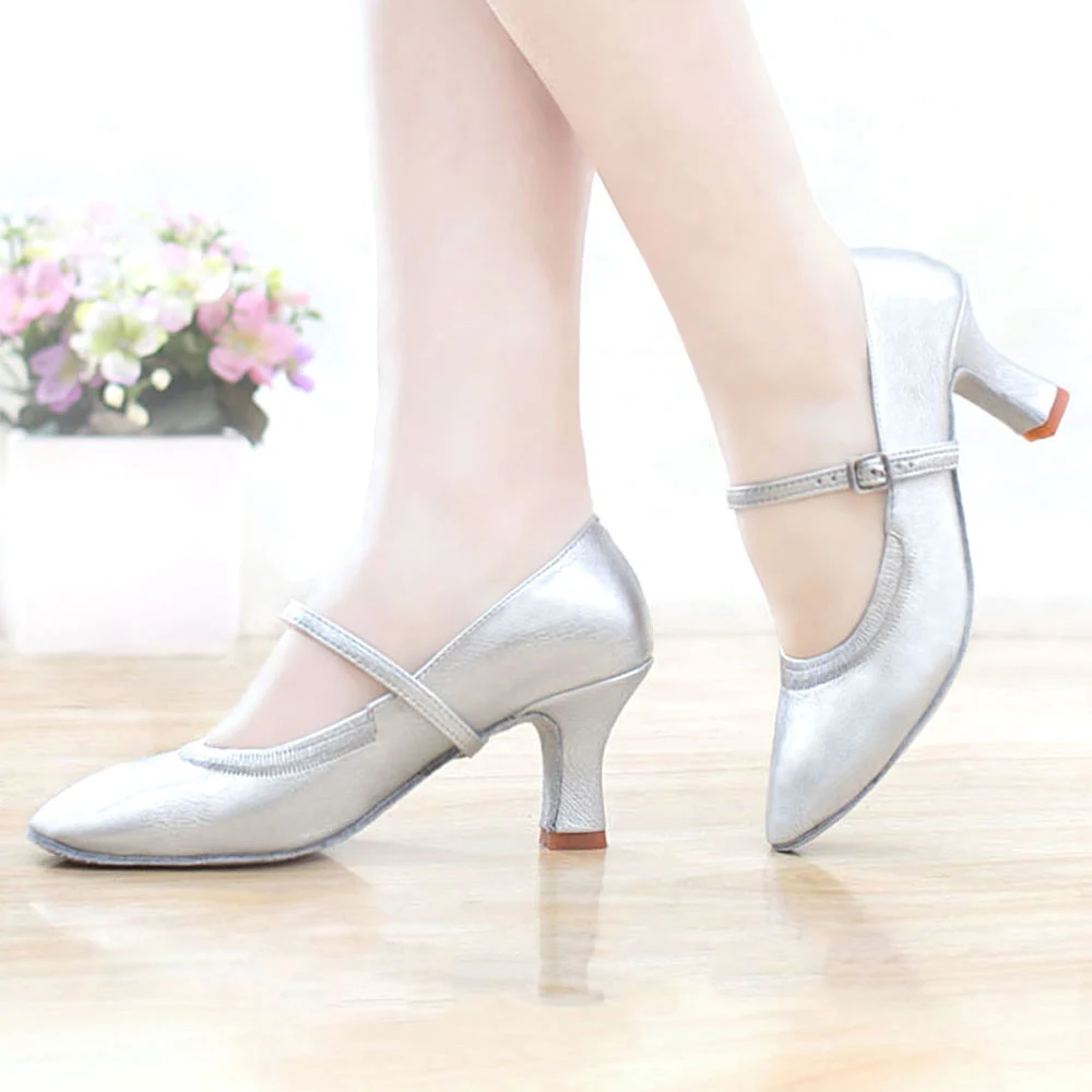 Shoes Woman Sneaker Modern Soft Bottom Square Dance Shoes Ladys Sports Ballroom Dancing Women Shoes Lady Dance Dermal Leather