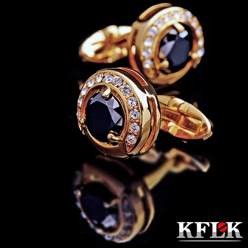 KFLK Роскошные 2020 Новые популярные запонки для рубашки мужчин брендовые Запонки