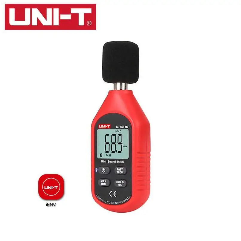 UNI T UT353/UT353BT шумомер цифровой Bluetooth Шум метр тестер 30 130dB децибел мониторинга