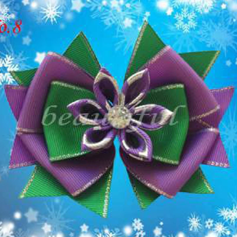 14 BLESSING Good Girl Boutique 4 5 &quotA-Снежинка заколка для волос с бантом 130 No. | Аксессуары