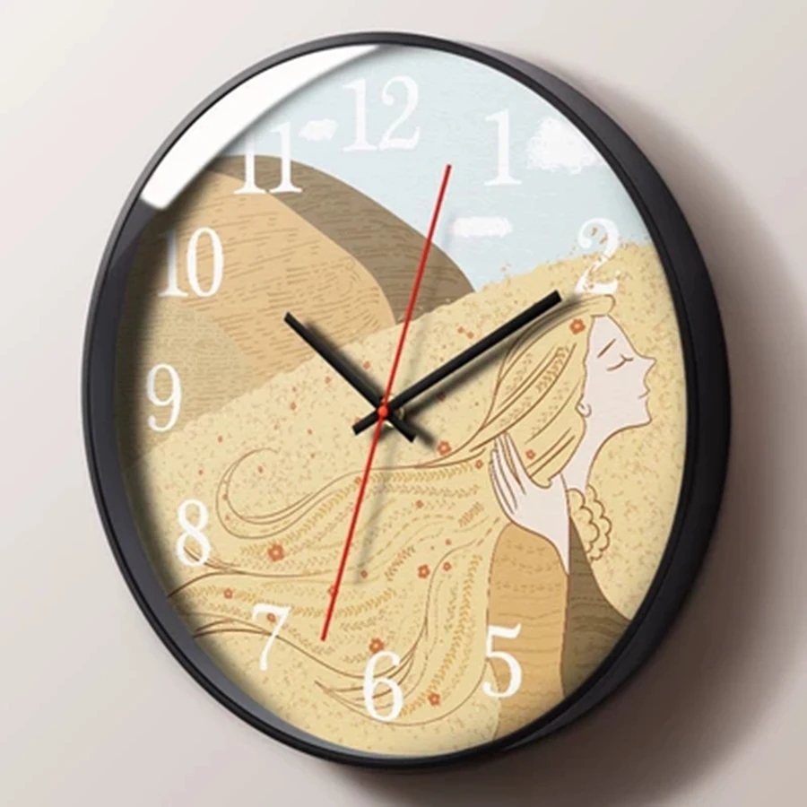 

Quartz Decoration Electronics Wall Clock Living Room Desk Mary Modern Design Clocks Zegar Best Selling 2019 Products 50ZB0088