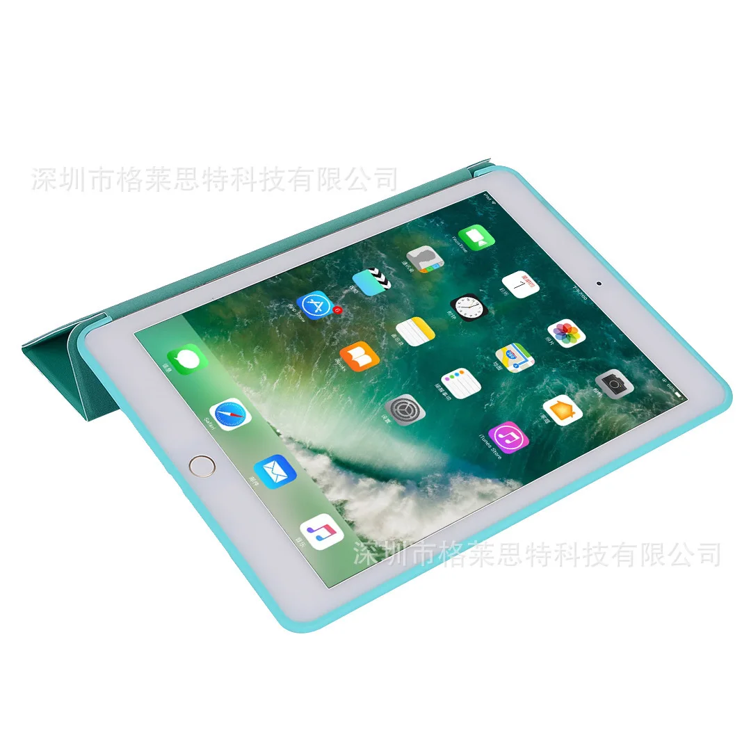 Для iPad 9,7 чехол из искусственной кожи Силиконовый мягкий чехол A1822 A1893 Трансформеры тонкий умный чехол для iPad чехол 9,7 дюймов