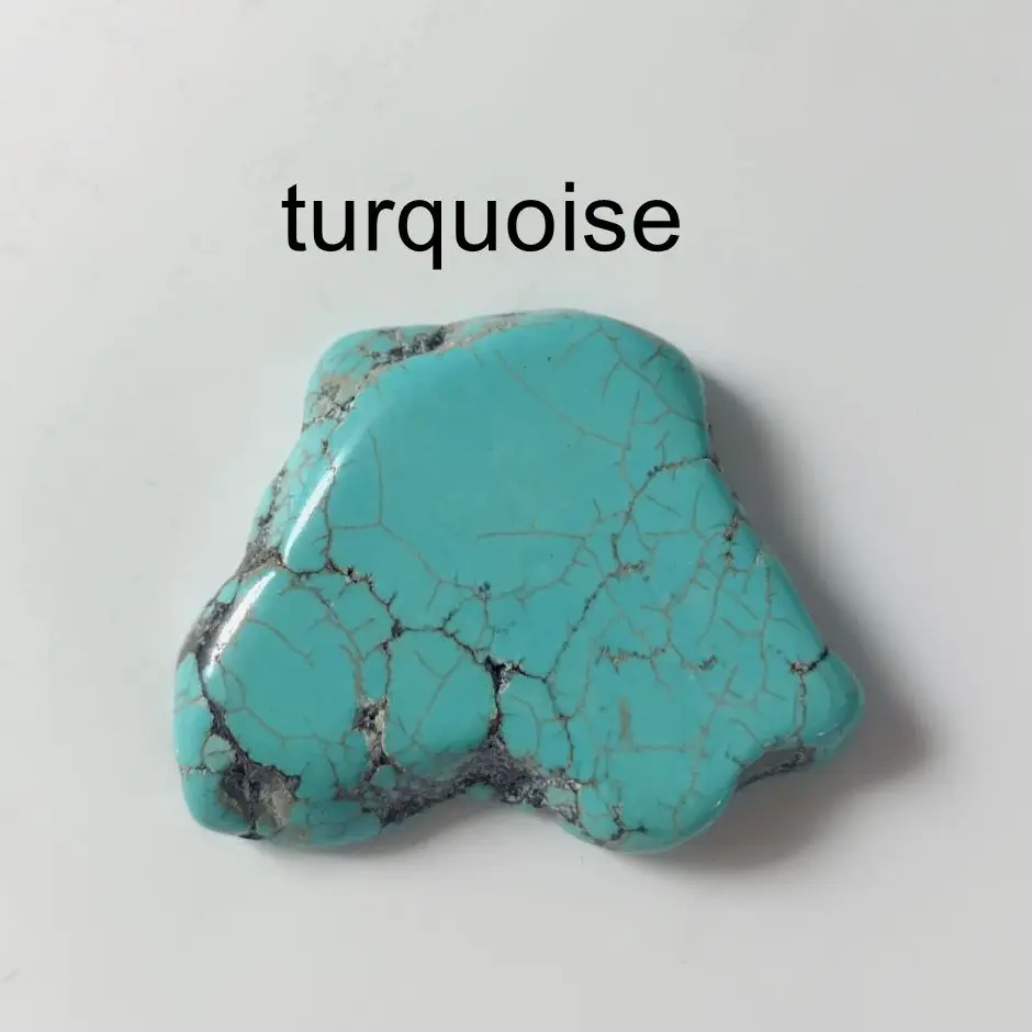 turquoise Каменное ожерелье, эффектное ожерелье, массивное ожерелье - Окраска металла: turquoise