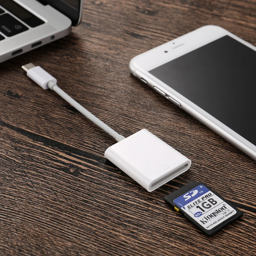 Ascromy Portable Type C To SD Card Reader Adapter For Xiaomi mi9 Huawei Samsung S10 Plus S10+ Macbook USB Adaptador Cable | Мобильные