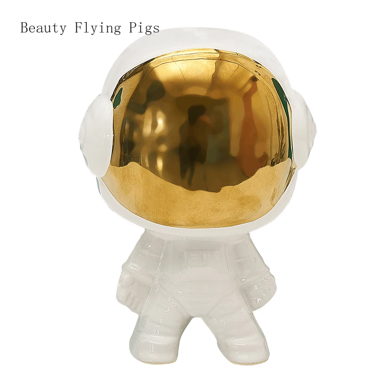 

Direct marketing creative astronaut vase decoration decoration living room flower arrangement dried flower ceramic decoration