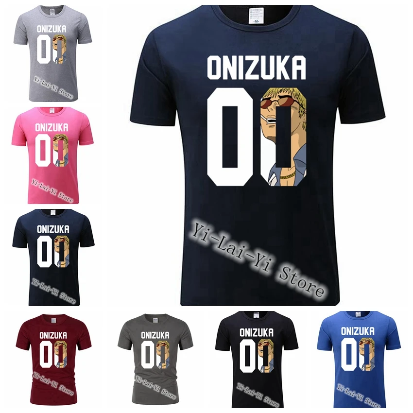 Потрясающая Футболка для мальчика Teacher Onizuka 00 GTO футболка с круглым вырезом 3D