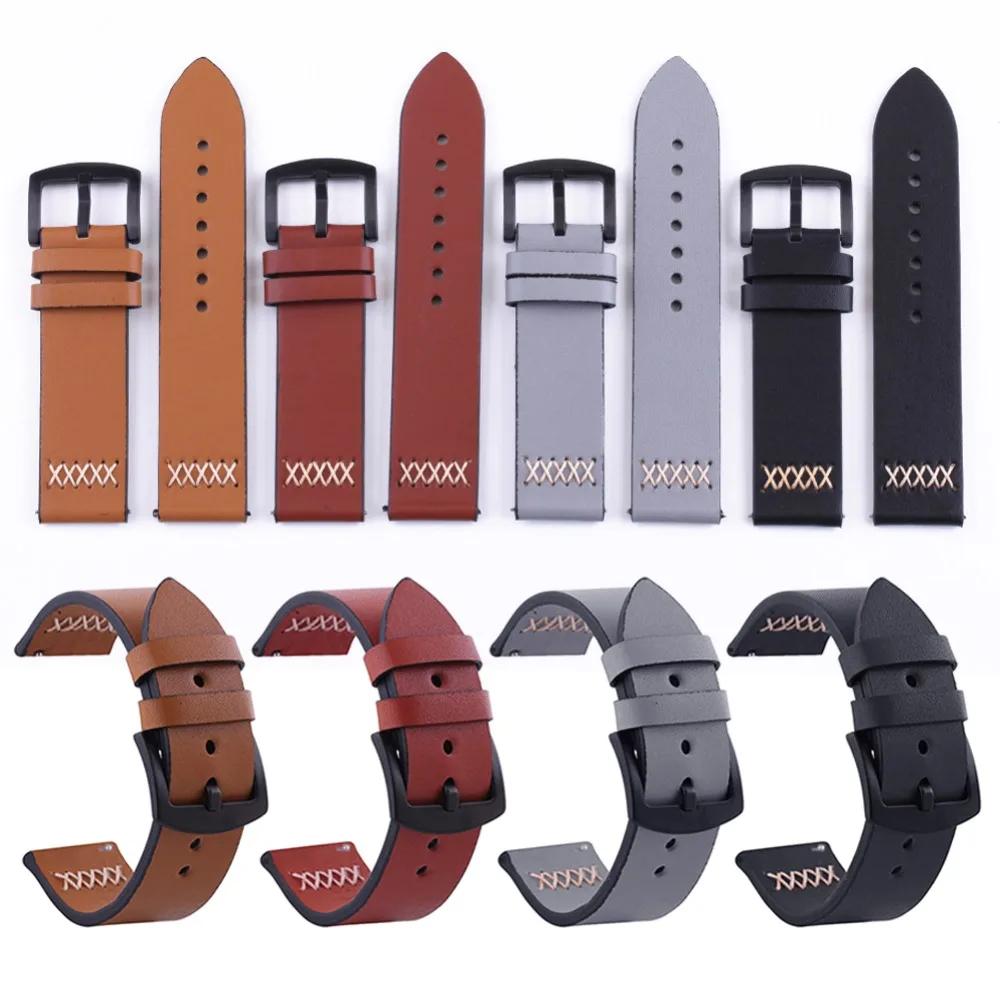 Кожаный ремешок для часов Ремешки наручных iwatch Apple Watch 4/3/2/1 Кварцевые Спортивные