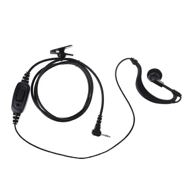Гарнитура ALLOYSEED Walkie Talkie наушники 1 штырь разъем 2 5 мм PTT Mic вкладыши для Motorola T6200 TKLR T3