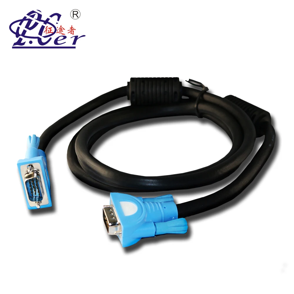 Компьютерный шнур PCER VGA HD15 Vga кабель 3 + 6 Rgb штекер-штекер |