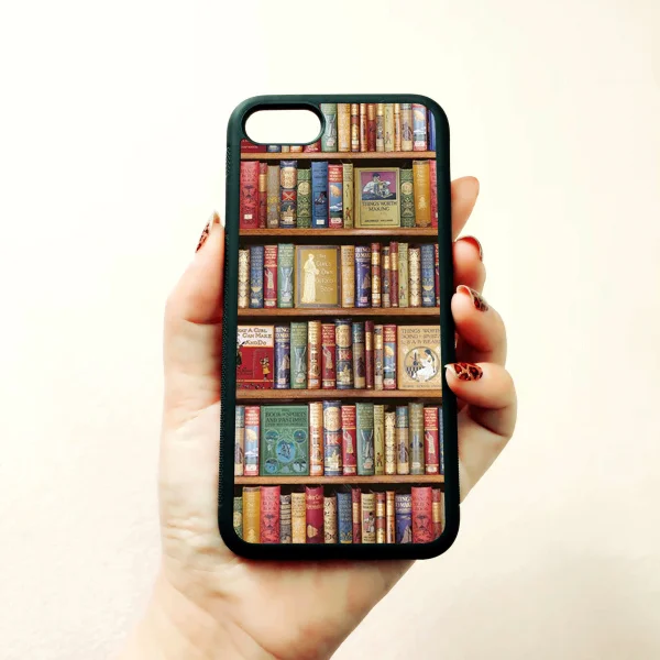 Книжная полка Мягкий край мобильный телефон чехол для iPhone 5S SE 6 6S plus 7 8 X XR XS MAX