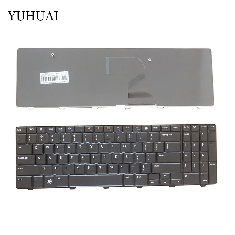 

NEW Keyboard for Dell Inspiron 15 15R N M 5010 N5010 M5010 0Y3F2G NSK-DRASW 0JRH7K 9Z.N4BSW.A0R US Black laptop keyboard