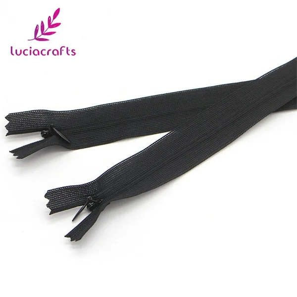 C1 Black 5pcs Lucia crafts 5 шт./лот разноцветные нейлоновые катушки молнии DIY портной одежды швейные изделия ручной работы аксессуары материалы J0404 - Цвет: C1 Black 5pcs