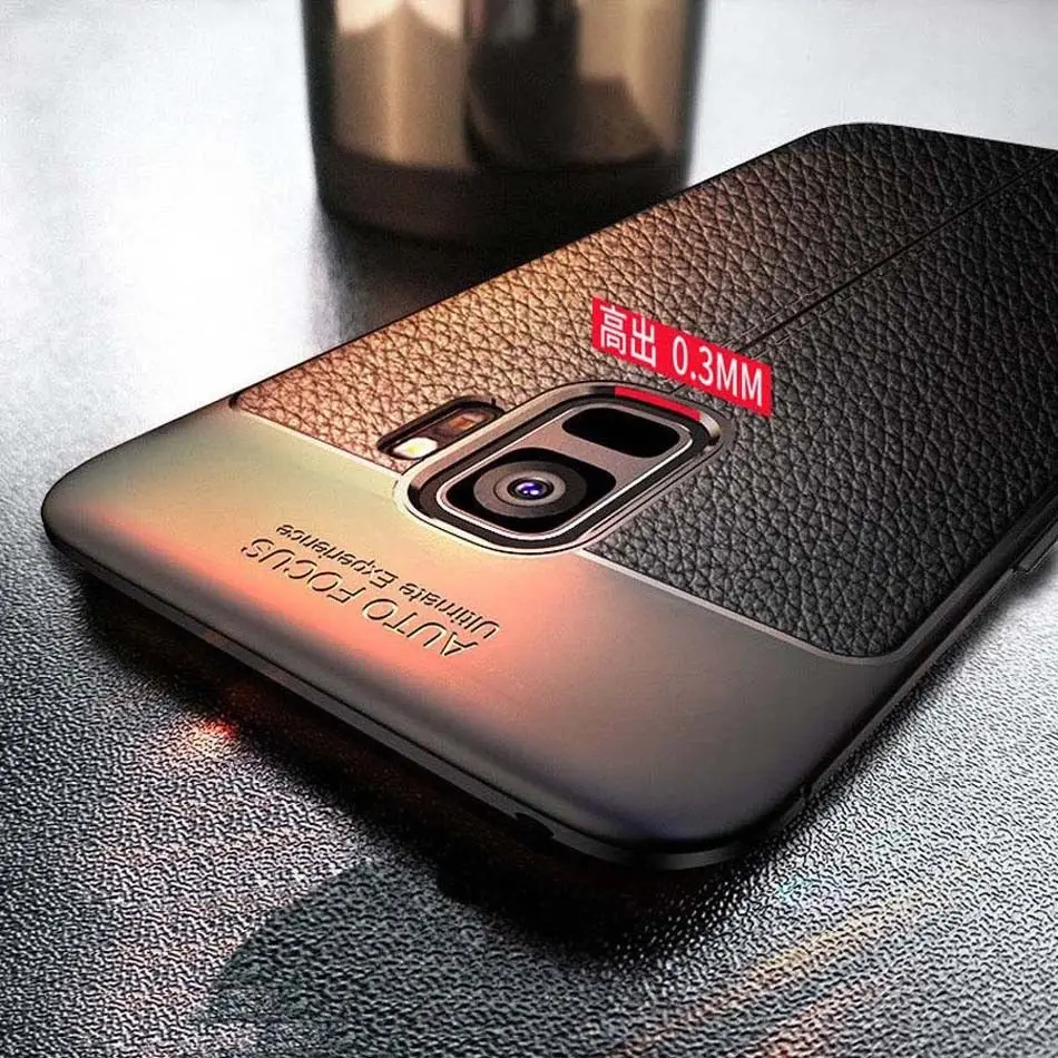 Карбоновый чехол для Samsung Galaxy Note 8 S8 Plus кожаный мягкий из ТПУ S7 Edge A3 A5 A7 2017 J5 J7 2016