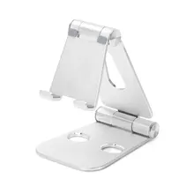 Multi-angle Adjustable Phone Holder Aluminum Metal Foldable Mobile Phone Tablet Desk Holder Stand for iPad iPhone