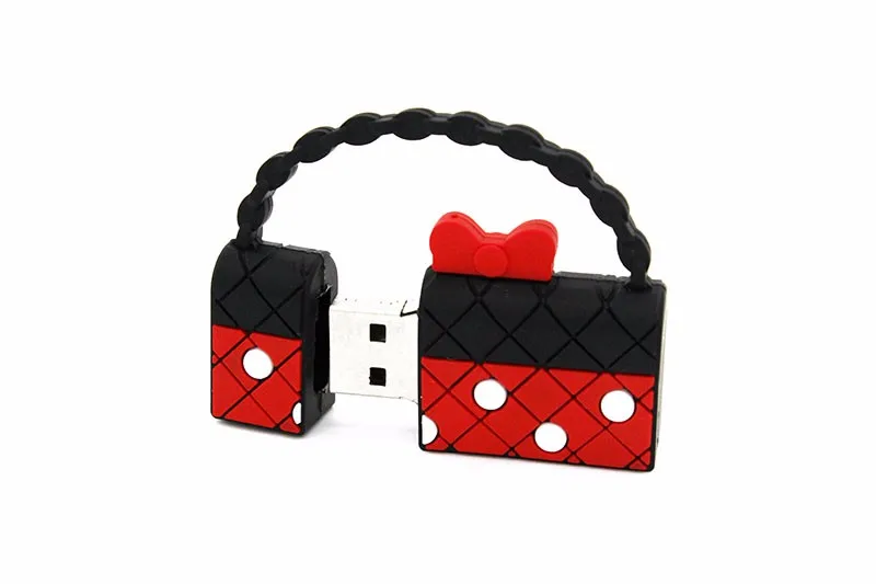 SHANDIAN Сумочка Минни USB флэш-накопитель Флешка u-диск накопитель 4 ГБ 16 ГБ 32 ГБ 64 Гб памяти лучший подарок для подруги