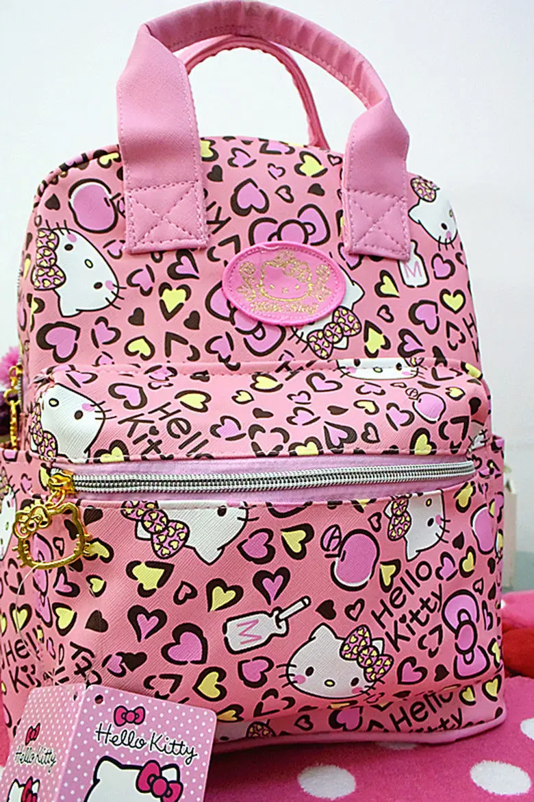 Новый милый рюкзак Hello Kitty школьная сумка кошелек yey 3303P|bag purse|purse school bagbag bag |