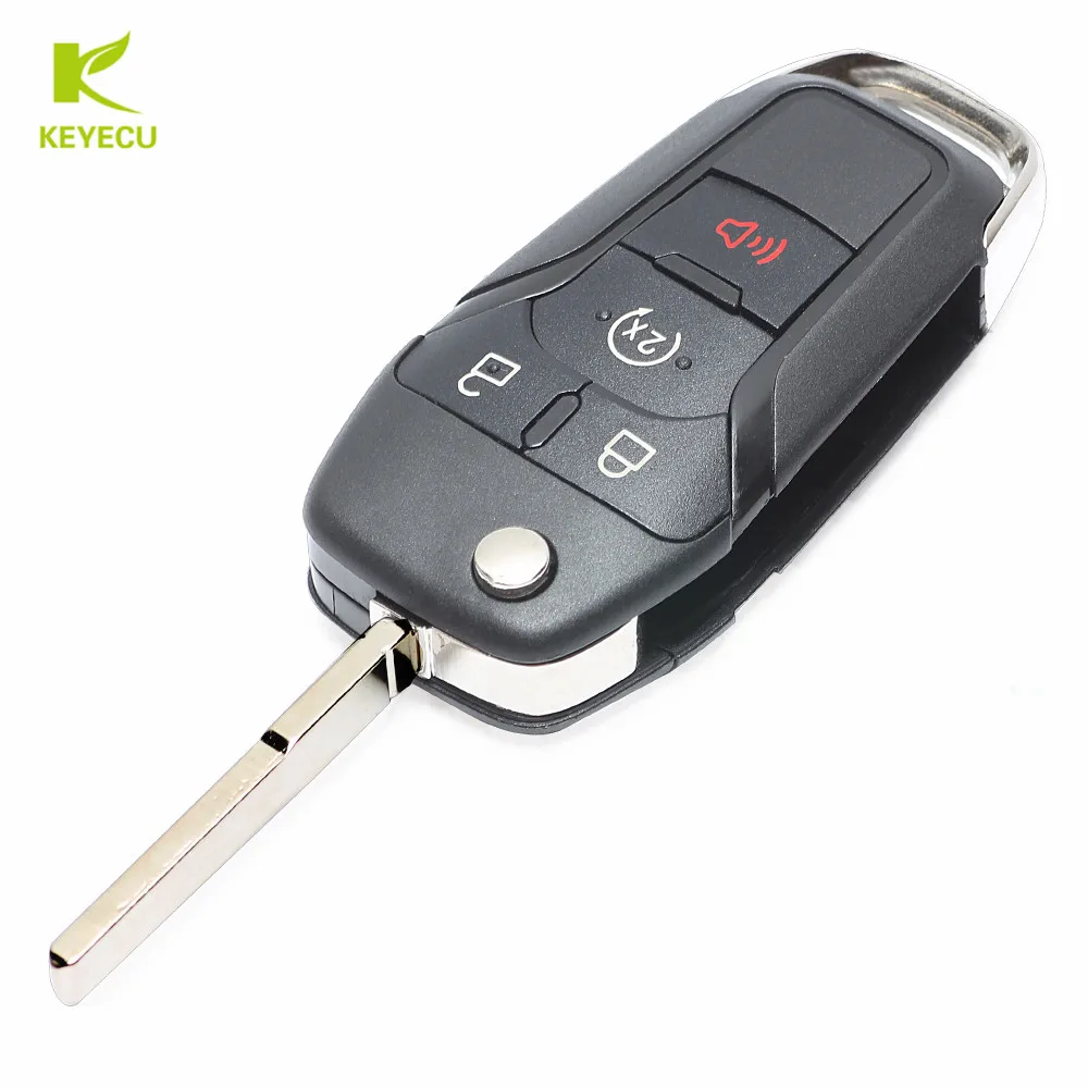 KEYECU новый флип-чехол для автомобильного ключа Ford Fusion Edge Explorer 2013-2015 FCC ID: N5F-A08TAA