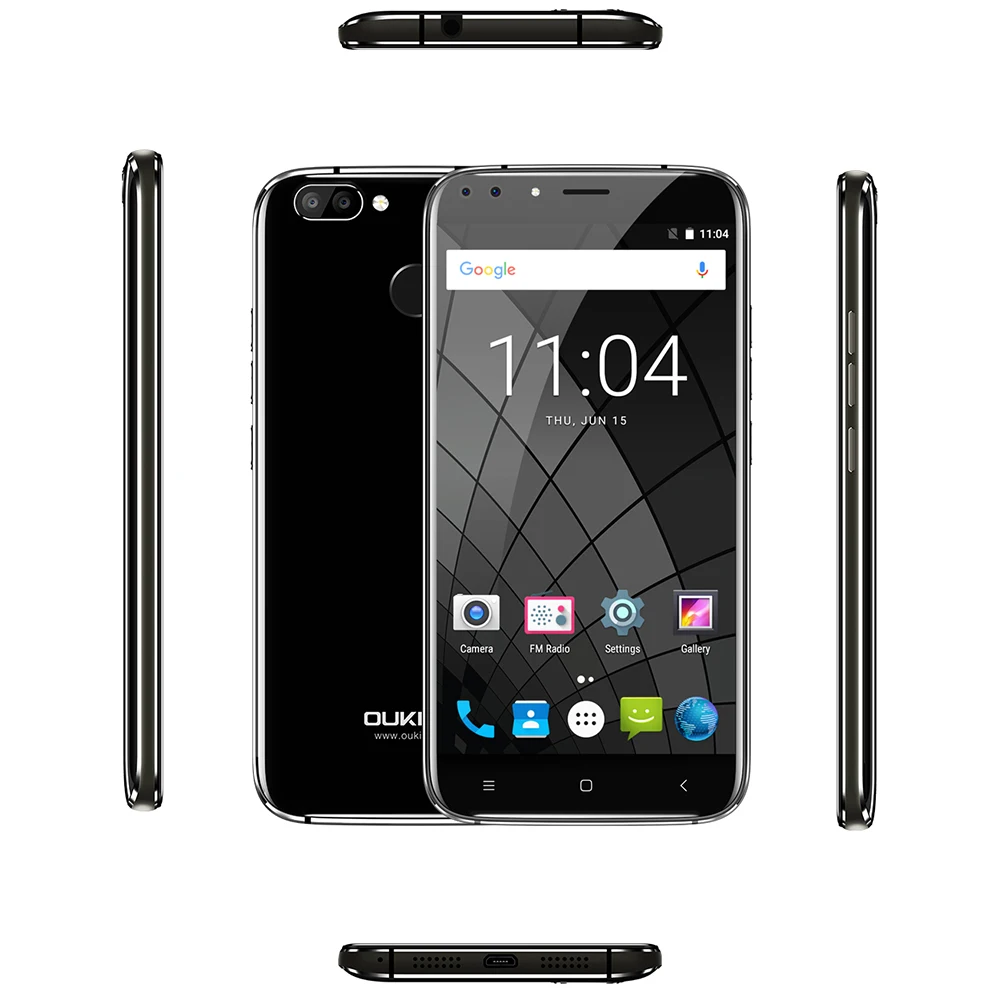 Промо-акция! Смартфон Oukitel U22 3g 5 'ɺndroid 7 0 MTK6580 четырехъядерный четыре камеры 8.0MP