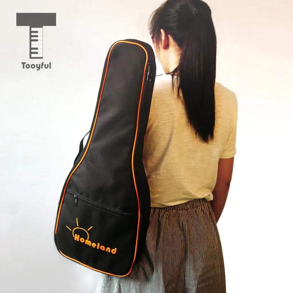 23 ''Ukelele Gig Bag мягкий чехол 600D водостойкий с нейлоновым ремешком для сопрано концертная Гавайская гитара Uke