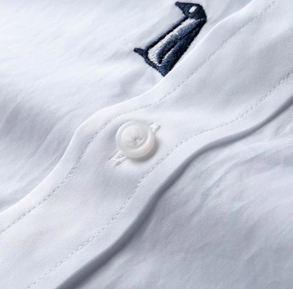 

DUYOU brand Men 100% cotton shirt men Embroidery Dress Shirt Men High Quality Slim Fit Casual Shirts Brand Clothing DY2107