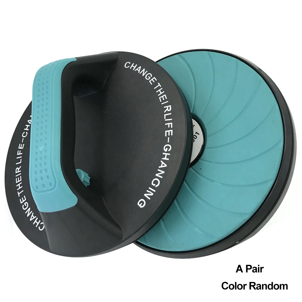 1 Pair Rotating Handles Non-Slip Muscle Training 360-degree Rotation Round Fitness Workout Grips Push-ups Frame | Спорт и