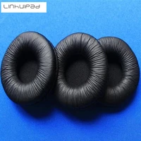linhuipad 55mm leatherette ear cushions headset covers fit on rapoo h1000 pmx60 pc21 pc230 headsets 4pcslot